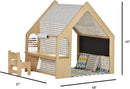Flair | Playhouse & Sensory Desk - Black & White