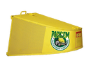 Pack'em PK-OVB-4 Hammered Steel Grass Catcher, 4.4cu.ft, Latch Door