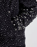 Preme Allover Rhinestone Full-Zip Fleece Hoodie