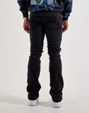 Preme Diamond Rhinestone Slim Denim Jeans