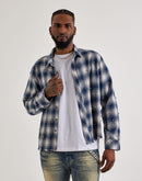 Preme Studded Plaid Woven Shirt