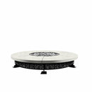 Prism Hardscapes - Fuego 89" Round Concrete Fire Table