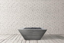 Prism Hardscapes - Lombard Series Pedestal Square Concrete Fire Bowl