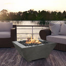 Prism Hardscapes - Lombard Series Square Concrete Fire Table