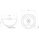 Prism Hardscapes - Moderno 2 Round Concrete Fire and Water Bowl PH-446-FW