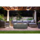 Prism Hardscapes - Porto Series 58 Rectangular Concrete Fire Table w/ Hidden Propane Storage