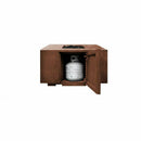 Prism Hardscapes - Porto Series 68 Rectangular Concrete Fire Table w/ Hidden Propane Storage
