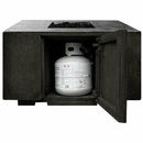 Prism Hardscapes - Porto Series 68 Rectangular Concrete Fire Table w/ Hidden Propane Storage