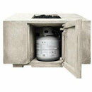 Prism Hardscapes - Porto Series 68 Rectangular Concrete Fire Table w/ Hidden Propane Storage