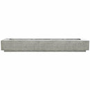 Prism Hardscapes - Tavola Series 110 Rectangular Concrete Fire Pit Table w/ Wind Guard