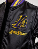 Pro Standard NBA Los Angeles Lakers City Edition Satin Varsity Jacket