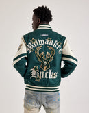 Pro Standard NBA Milwaukee Bucks Varsity Jacket