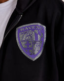 Pro Standard Baltimore Ravens Rhinestone Zip-Up Hoodie