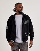 Pro Standard Philadelphia Eagles Rhinestone Zip-Up Hoodie
