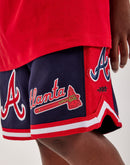 Pro Standard Atlanta Braves Fleece Shorts Grade-School