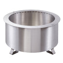 Breeo - Double Flame 24” Smokeless Fire Pit - Stainless Steel