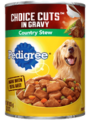 PEDIGREE® Wet Dog Food CHOICE CUTS® in Gravy Country Stew