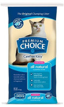 Premium Choice Carefree Kitty  Unscented Solid Scoop Clumping All Natural Cat Litter