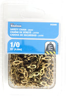 CHAIN BRASS SAFETY 1/0 X 15 FT