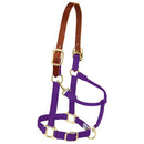 Weaver Leather Breakaway Original Adjustable Chin And Throat Snap Halter Average Purple 1"