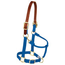Weaver Leather Breakaway Original Adjustable Chin And Throat Snap Halter Large Blue 1"
