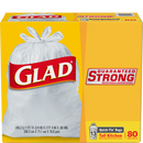 Glad Tall Kitchen Quick-Tie Bags 13 Gallon 80 Ct.