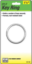 Hy-ko Products Company 1 1/2" Split key ring / 1 per card