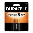 Duracell Coppertop 9V Alkaline Batteries