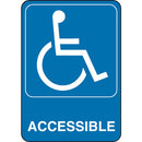 Hillman Group Adhesive Handicap Accessible Sign (5" X 7")