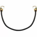 ProSource Bungee Stretch Cord, 10 mm Dia, 18 in L, Polypropylene, Black, Hook End