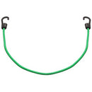 ProSource Bungee Stretch Cord, 8 mm Dia, 32 in L, Polypropylene, Green, Hook End