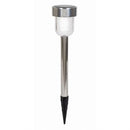 Jiawei Technology Solar Pathway Light, 3 Lumens, Brushed Stainless Steel Attractive Model Four Seasons Courtyard