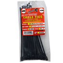 Tool City 8.25 in. L Black Cable Tie 50LB SD DOUBLE HEAD 25 Pack