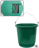 Farm Innovators Heated Flat-Back Bucket 70 Watts 3 Gallon