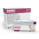 AMMEX Professional Ivory Latex PF Exam Medium Gloves
