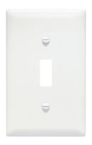 Pass & Seymour Toggle Switch Openings, One Gang, White