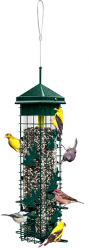 Brome Bird Care Squirrel Solution200 Squirrel-proof Bird Feeder w/6 Feeding Ports, 3.4-pound Seed Saver