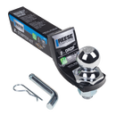 Reese Towpower Interlock® Trailer Hitch Ball Mount Starter Kit, Fits 2 Inch Square Receiver, 2 Inch Drop, 6,000 lbs. Capacity, Includes 2 Inch Trailer Ball and Pin & Clip