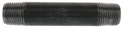 World Wide Sourcing Black Schedule 40 Pipe Nipple