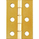 2-Pk., 2 x 1-3/8-In. Broad Hinges, Light-Duty, Brass