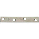 4-Pk., 4 x 5/8-In. Zinc Mending Plate