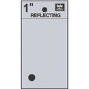 Address Letters, "Period", Reflective Black/Silver Vinyl, Adhesive, 1-In.