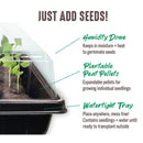 Ferry-Morse Jiffy Seed Starting Kit 50 Cell 42mm Peat Pellets