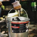 Behrens 6 Gallon Galvanized Steel Locking Lid Trash Can with Lid