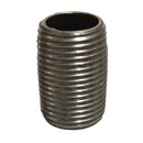 World Wide Sourcing Black Schedule 40 Pipe Nipple