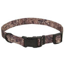 Dog Collar, Adjustable, Mossy Oak, 1 x 14-20-In.