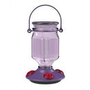 Glass Hummingbird Feeder, Lavender