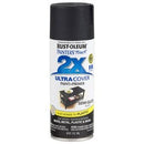 Painter's Touch 2X Spray Paint, Semi-Gloss Black, 12-oz.