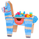 Llama Pinata Building Bricks Wooden Table With 50 Blocks