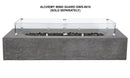 PyroMania Fire - Alchemy Rectangle Concrete Fire Pit Table
